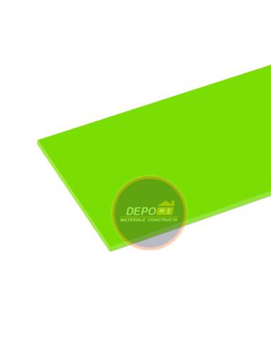 PLACA HIPS VERDE NEON FLUORESCENT / 3 MM