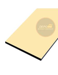 PLACA BOND IVORY RAL 1013 MAT / 3 MM / 1500X4000 MM