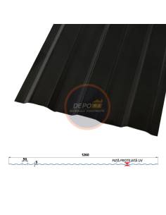 POLICARBONAT CUTAT NEGRU
