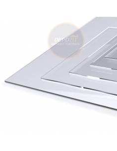 POLICARBONAT COMPACT TRANSPARENT 5 MM 2UV DIMENSIUNE 2050x6100 MM