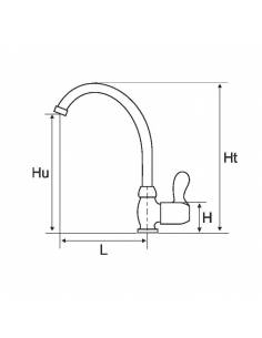 ROBINET LAVOAR APA RECE 4001 / TIP U 2