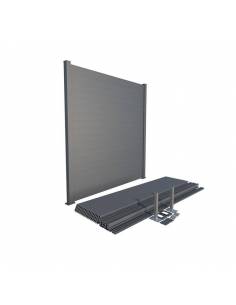 PANOU GARD MODERN CU LAMELE UNA IN ALTA 1500X2500 MM